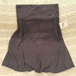 Lularoe Azure Skirt Grey
